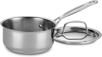 Chef's Classic stainless steel saucepan with lid