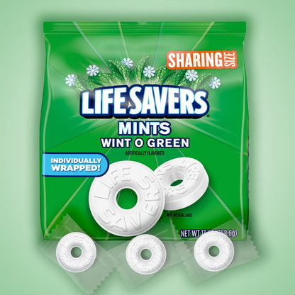 Wintergreen hard mints individually wrapped 13 oz