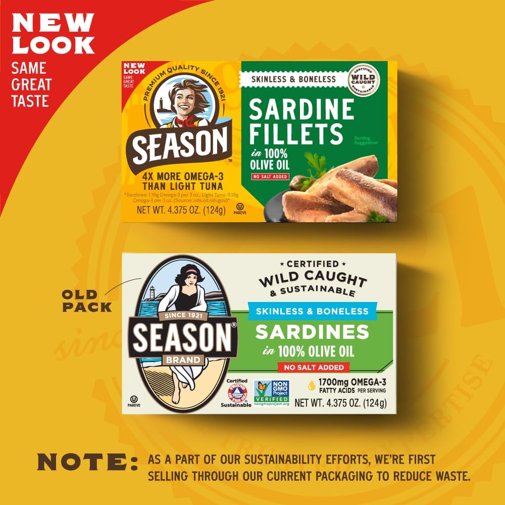 Olive oil sardines 4.37 oz tins packaging
