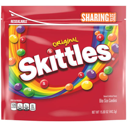 Colorful SKITTLES chewy candy for parties