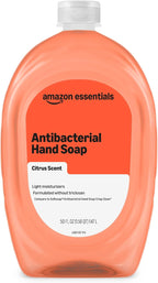 Light moisturizing hand soap refill bottle citrus scent