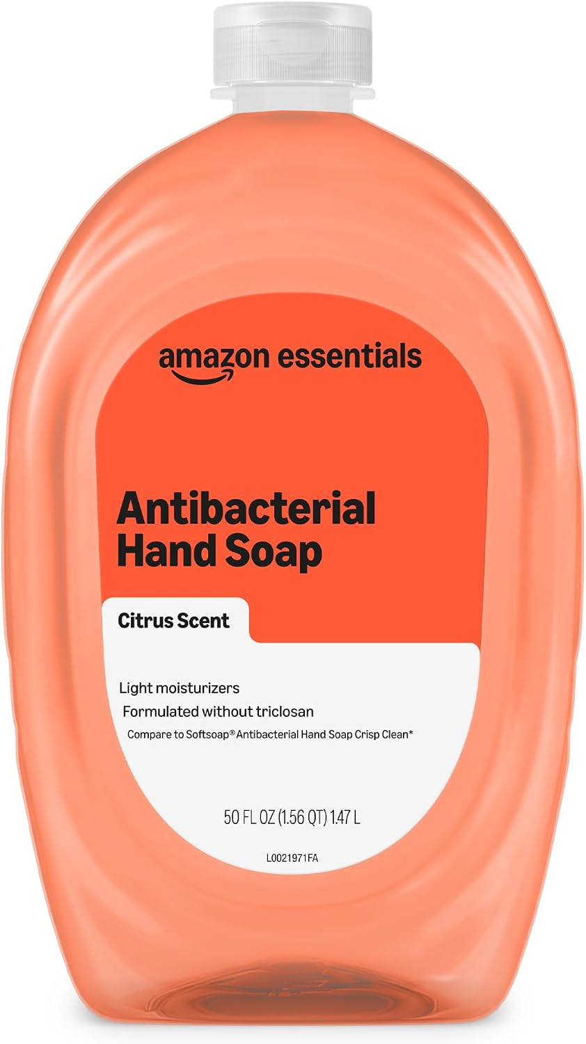 Light moisturizing hand soap refill bottle citrus scent