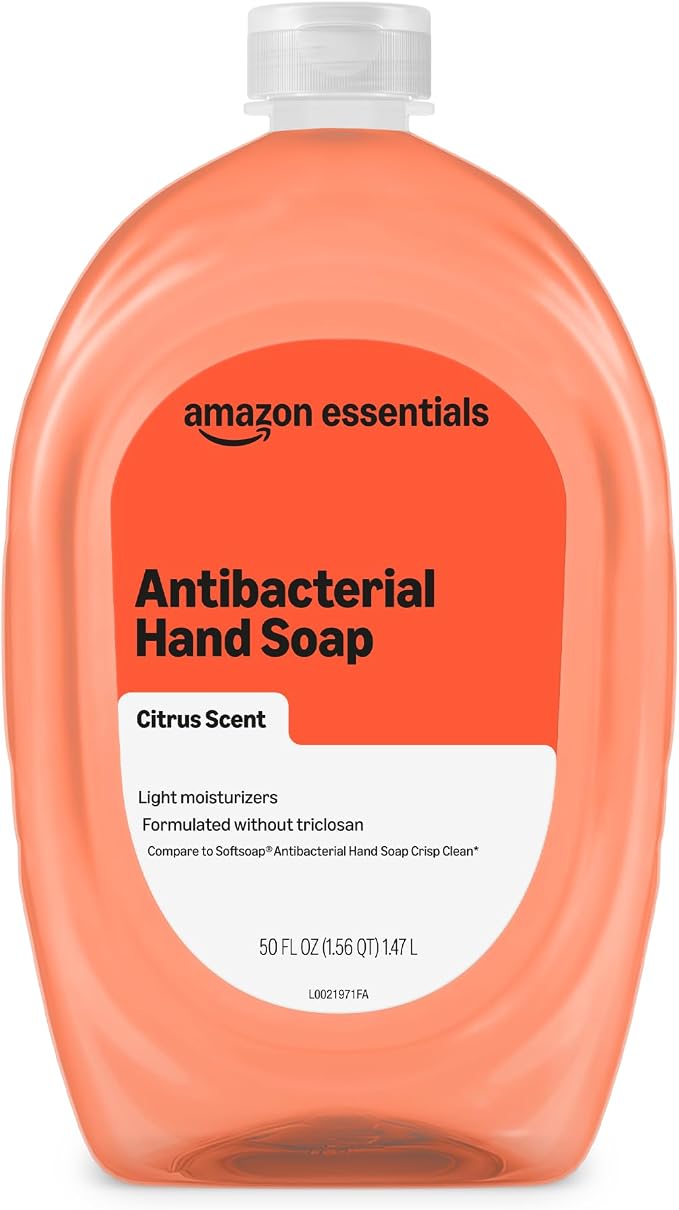 Amazon Essentials citrus liquid hand soap refill 50 fl oz