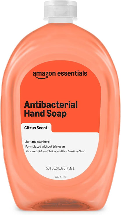 Amazon Essentials citrus liquid hand soap refill 50 fl oz