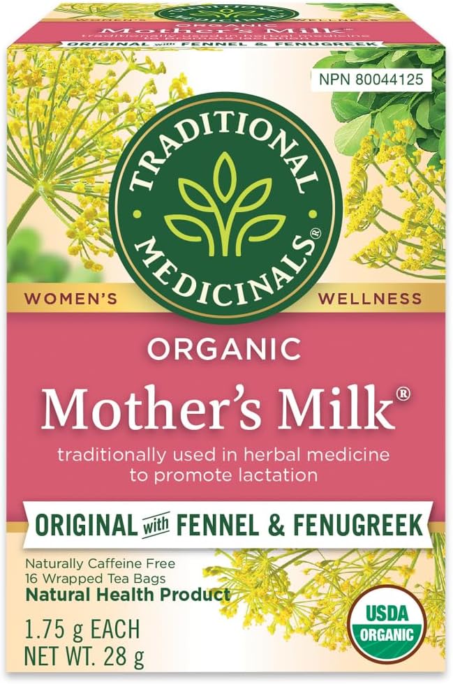 Organic lactation herbal tea for nursing mothers