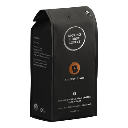 Kicking Horse Grizzly Claw dark roast whole bean coffee