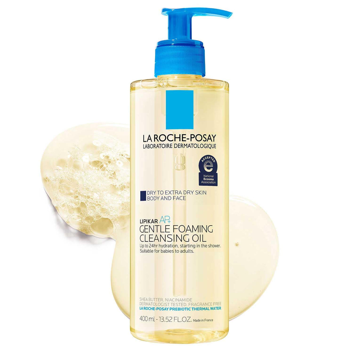 La Roche-Posay cleansing oil with shea butter front view