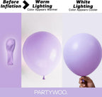 Lilac latex balloons for wedding and shower decor