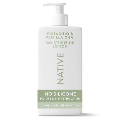 Native body lotion for women and men in Pistachio & Vanilla Chai