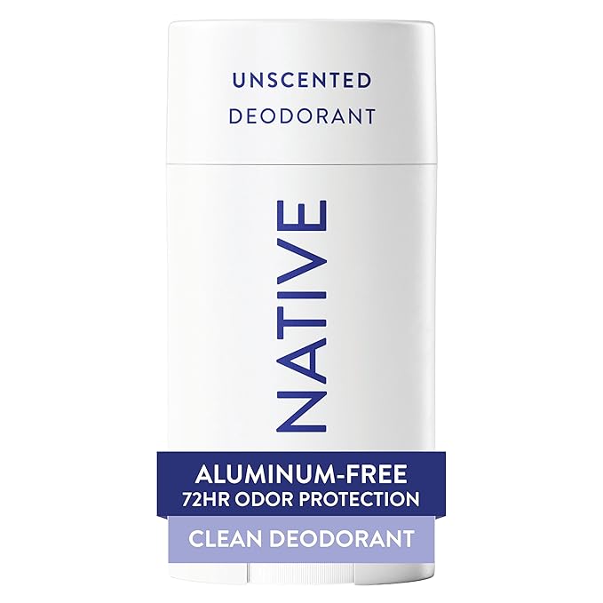 Native unscented aluminum-free deodorant stick 2.65 oz