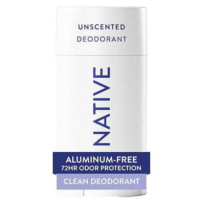 Native unscented aluminum-free deodorant stick 2.65 oz