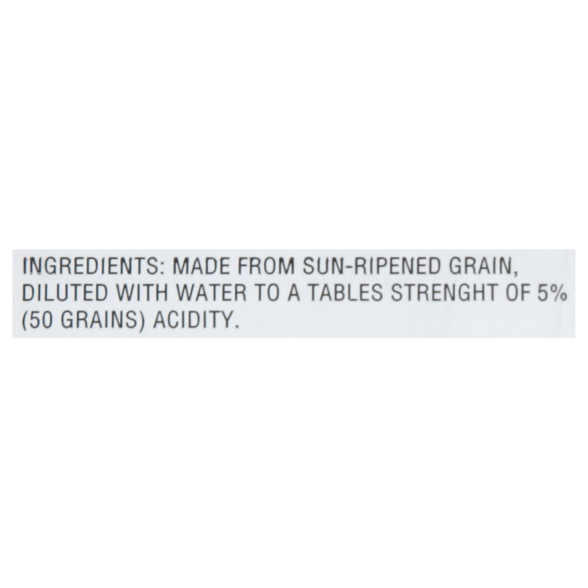 Iberia 1 gallon white vinegar for kitchen use