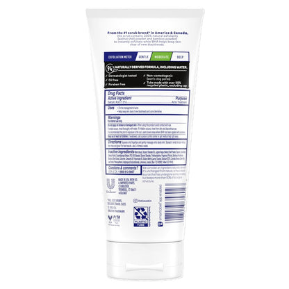 Salicylic acid blackhead clearing face scrub