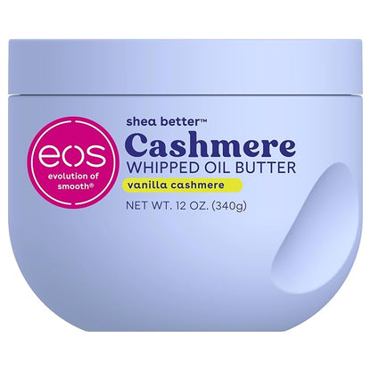 eos Vanilla Cashmere whipped oil body butter 12 oz