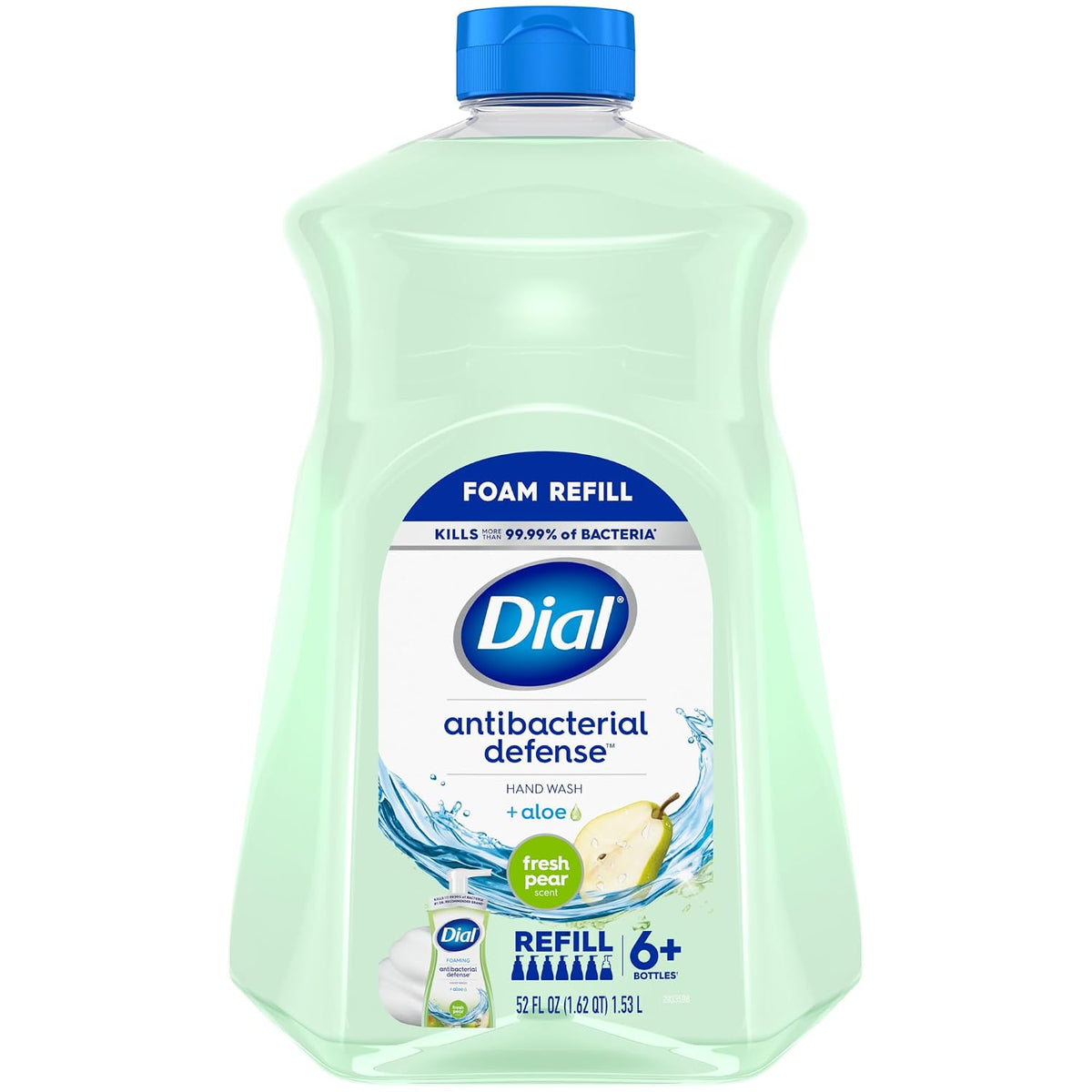Dial aloe foaming hand soap 52 fl oz bottle