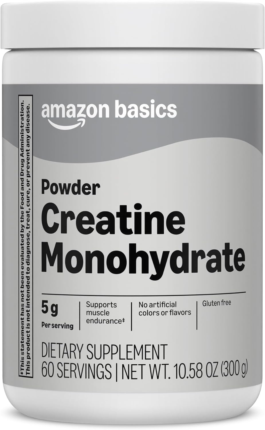 Unflavored creatine monohydrate powder 60 servings