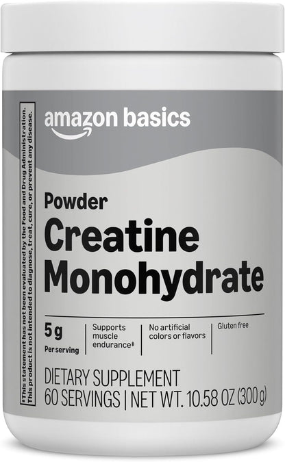 Unflavored creatine monohydrate powder 60 servings