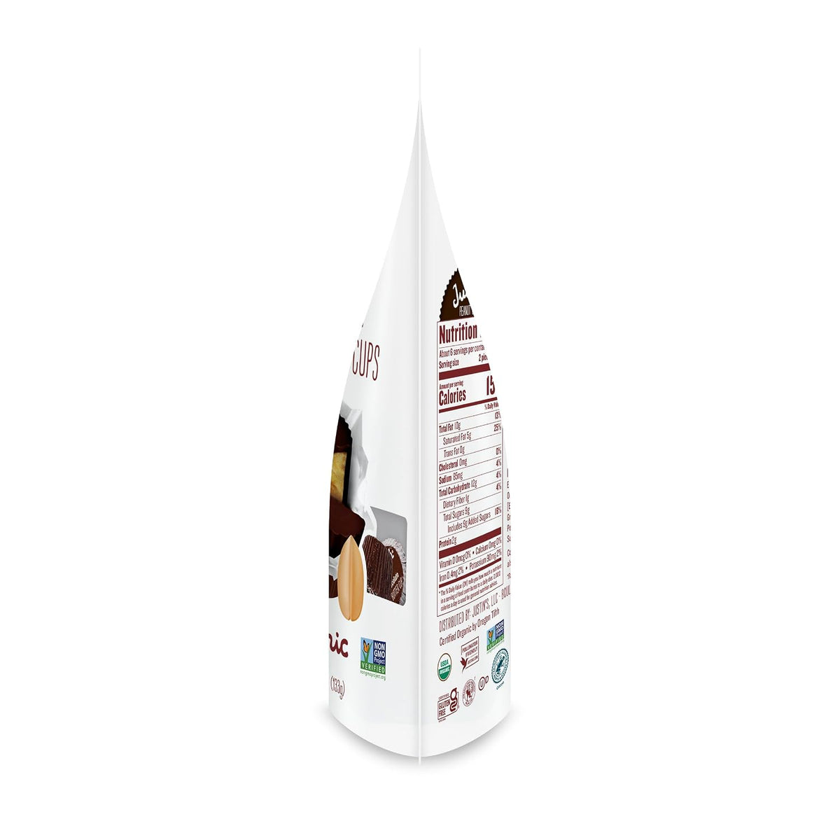 Justin's 4.7 ounce organic chocolate candy peanut butter cups