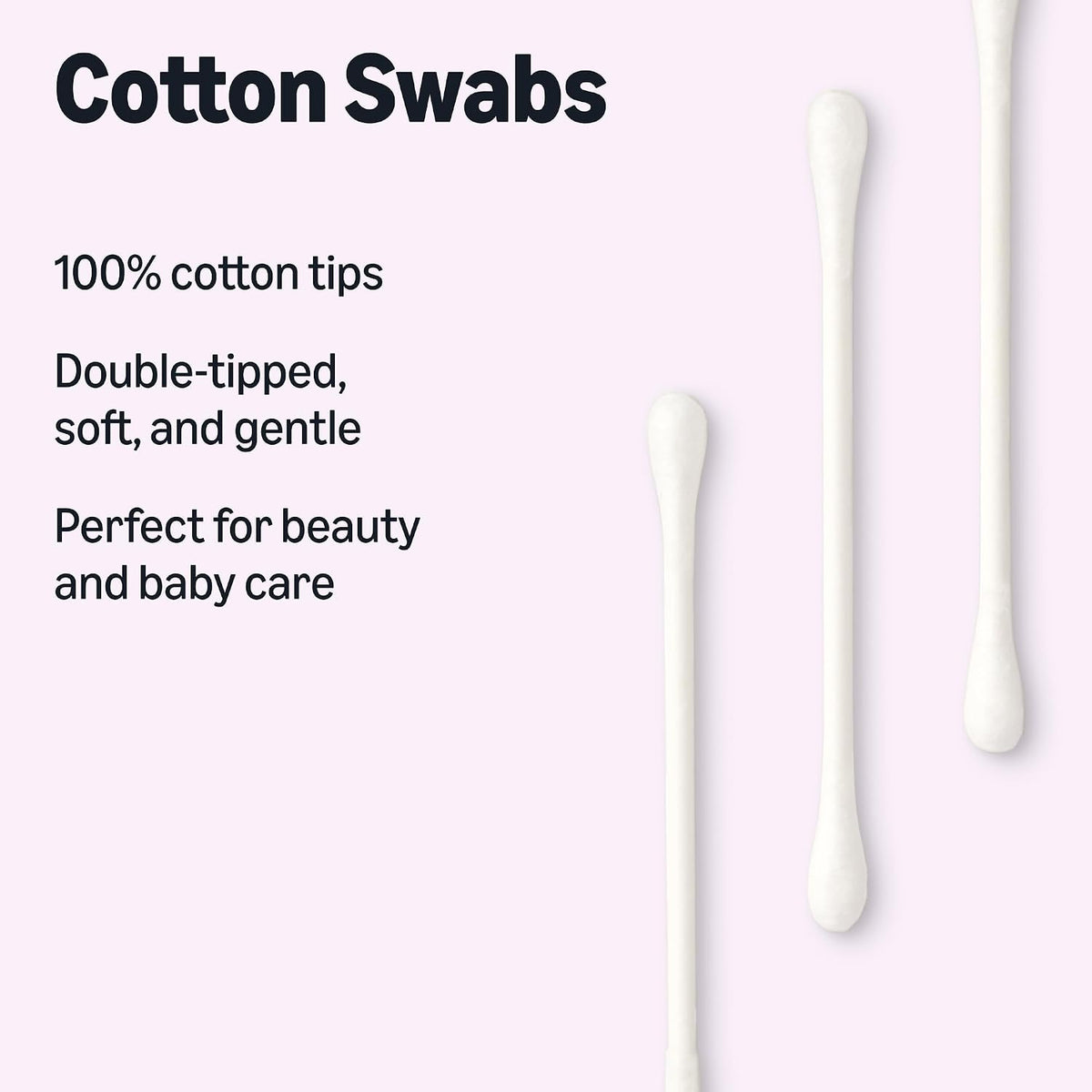 Amazon Essentials cotton swabs for baby care