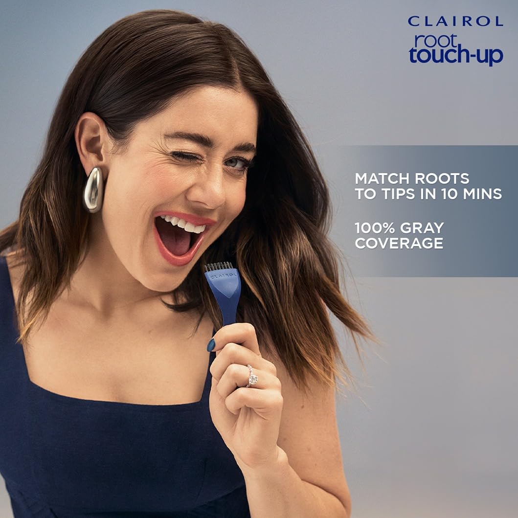 Permanent root touch-up hair dye for gray coverage