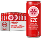IZZE strawberry no sugar added sparkling juice can