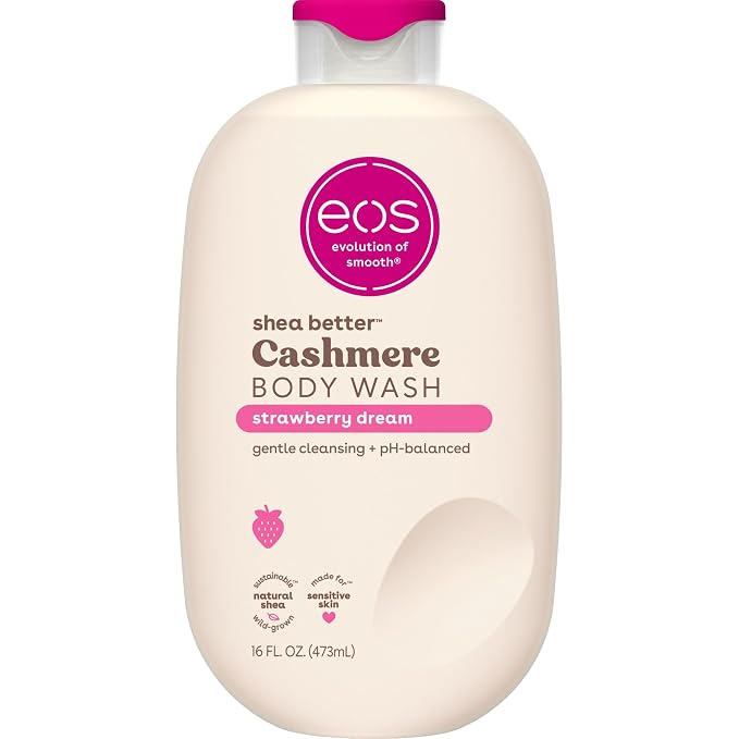 eos Strawberry Dream Cashmere Body Wash 16 fl oz bottle