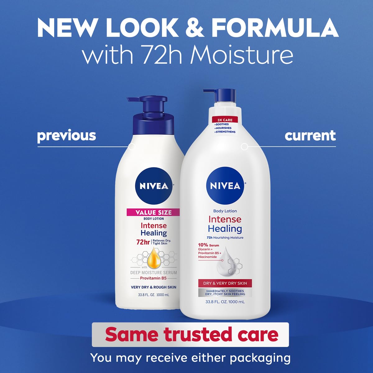 NIVEA Intense Healing 10 percent serum body cream