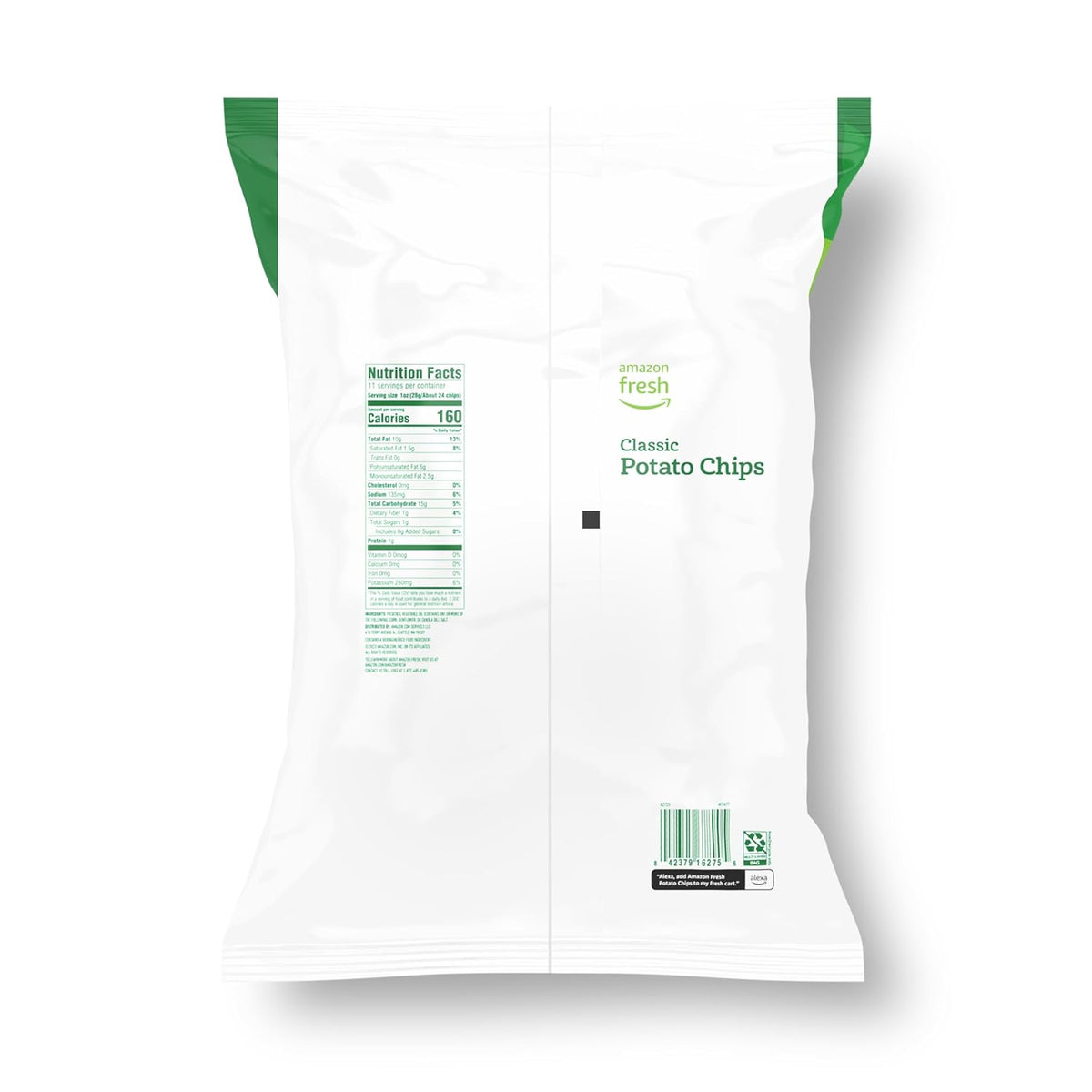Classic Potato Chips by Amazon Fresh, 11 ounces