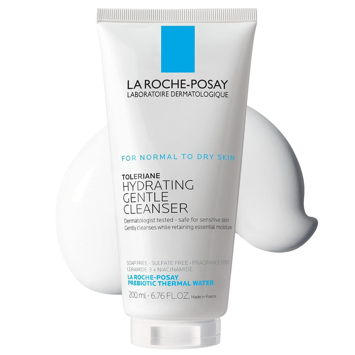 Hydrating gentle facial cleanser with niacinamide