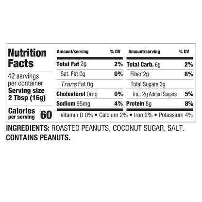 PBfit peanut spread powder with 8g protein
