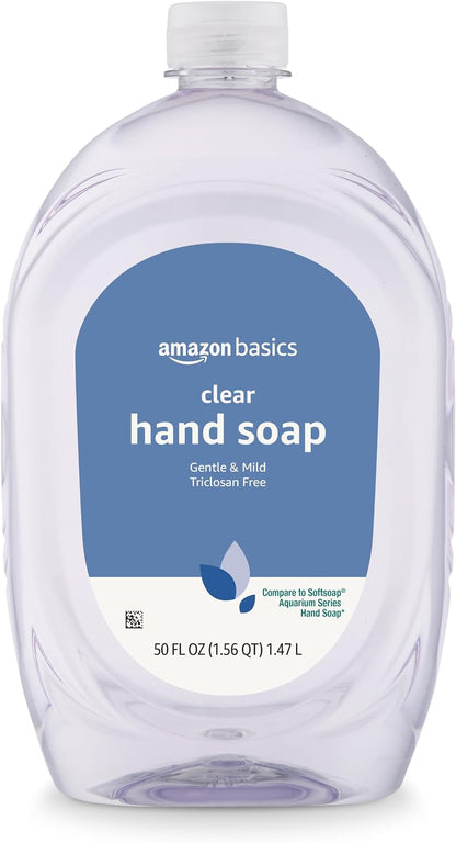 Triclosan-free Amazon Basics hand soap refill