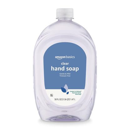 Amazon Basics triclosan-free liquid hand soap refill bottle