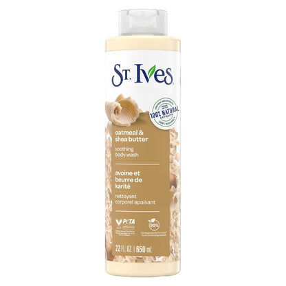 Moisturizing St. Ives daily shower gel cleanser