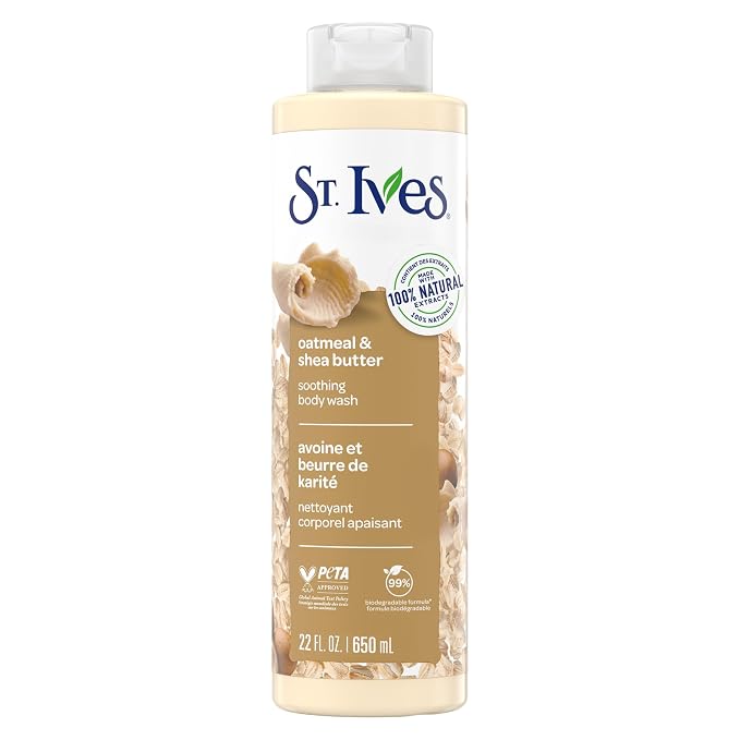 St. Ives oatmeal and shea butter body wash 22oz