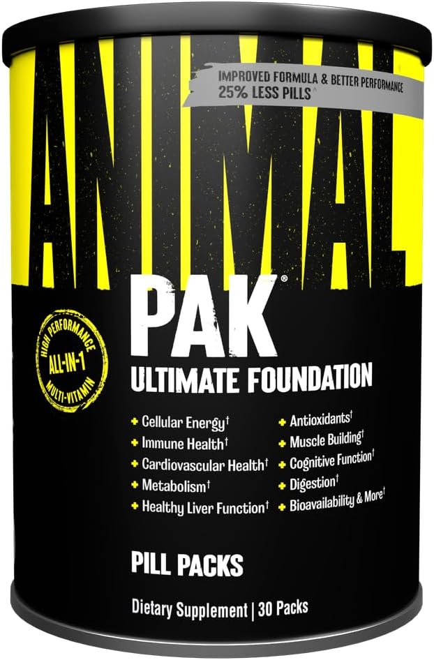 Animal Pak daily vitamin supplement packaging