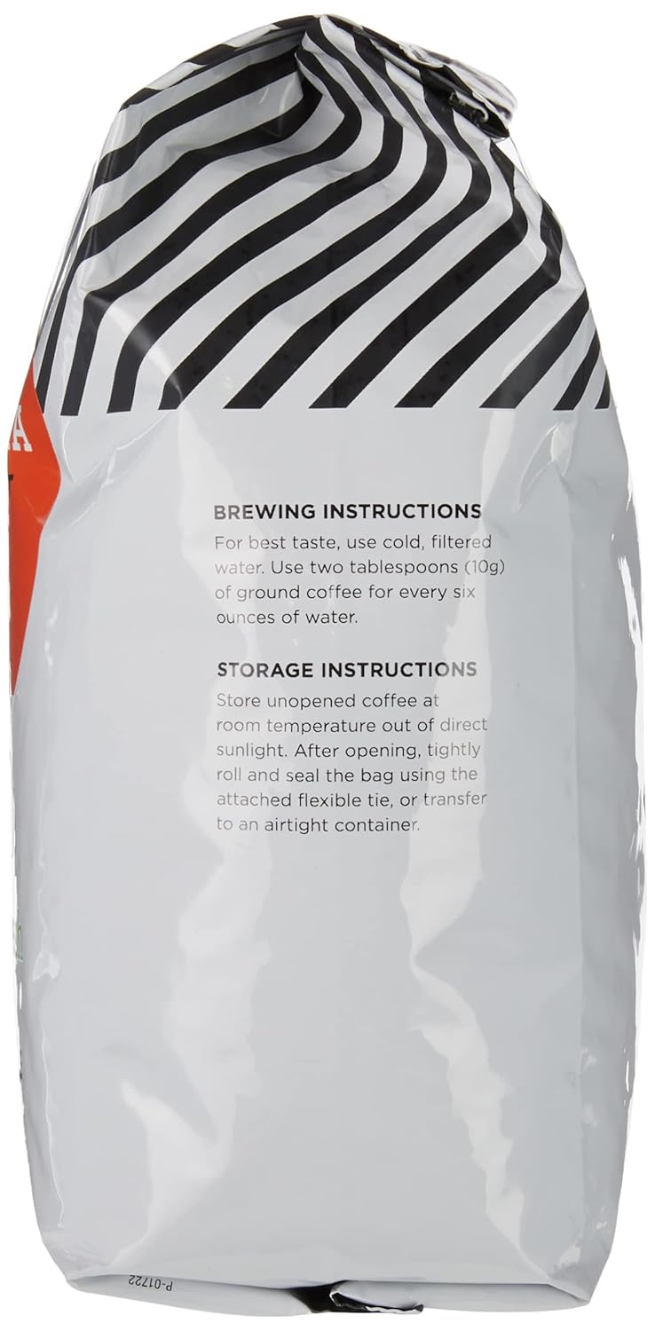 Amazon Fresh roasted coffee beans 32 oz packaging
