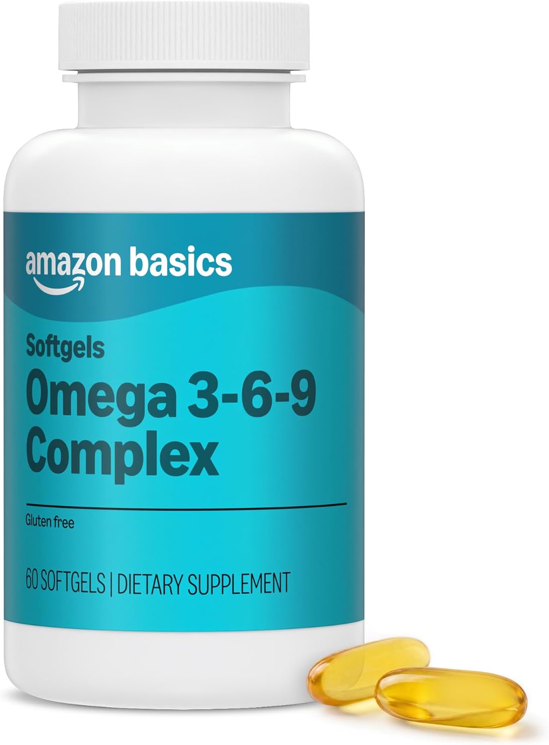 Amazon Basics fish flaxseed borage oil supplement