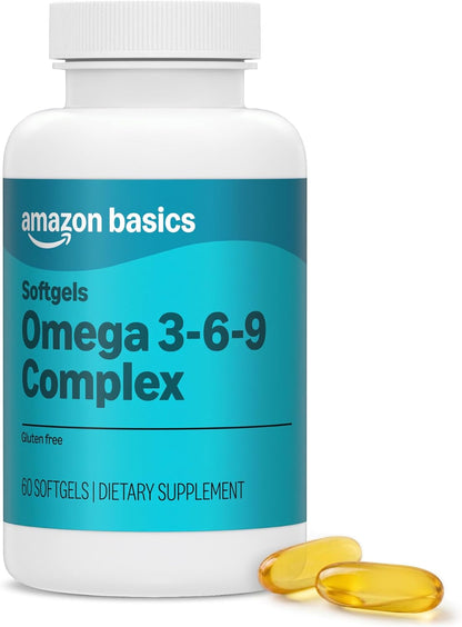 Amazon Basics fish flaxseed borage oil supplement