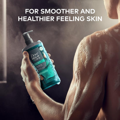 Men’s moisturizing body wash with eucalyptus and cedar oil