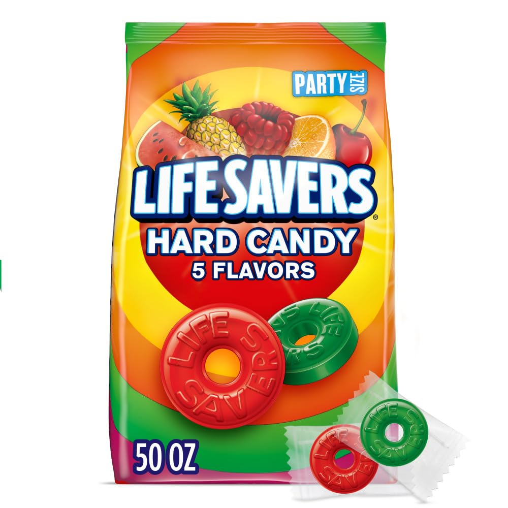Party size Life Savers fruit hard candy bag