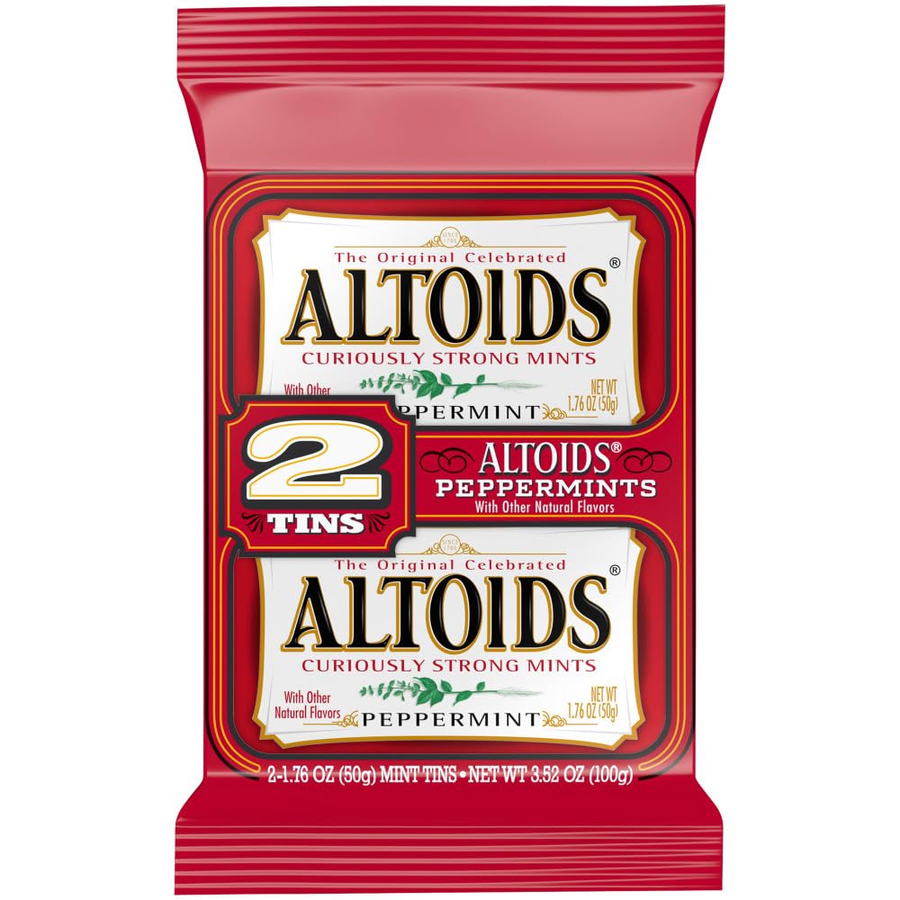 Portable Altoids mint tins for fresh breath