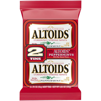 Portable Altoids mint tins for fresh breath