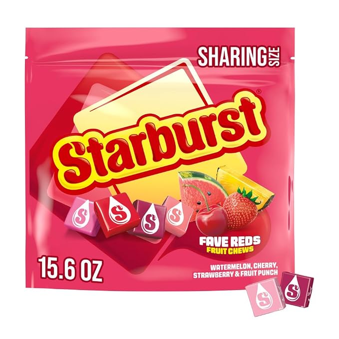 Starburst FaveREDS Fruit Chews 15.6 oz sharing bag