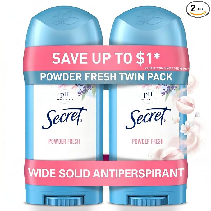 Secret Powder Fresh antiperspirant deodorant for women 2-pack