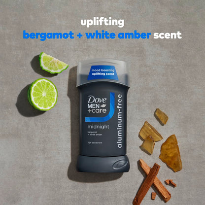 Dove Men bergamot white amber deodorant close-up