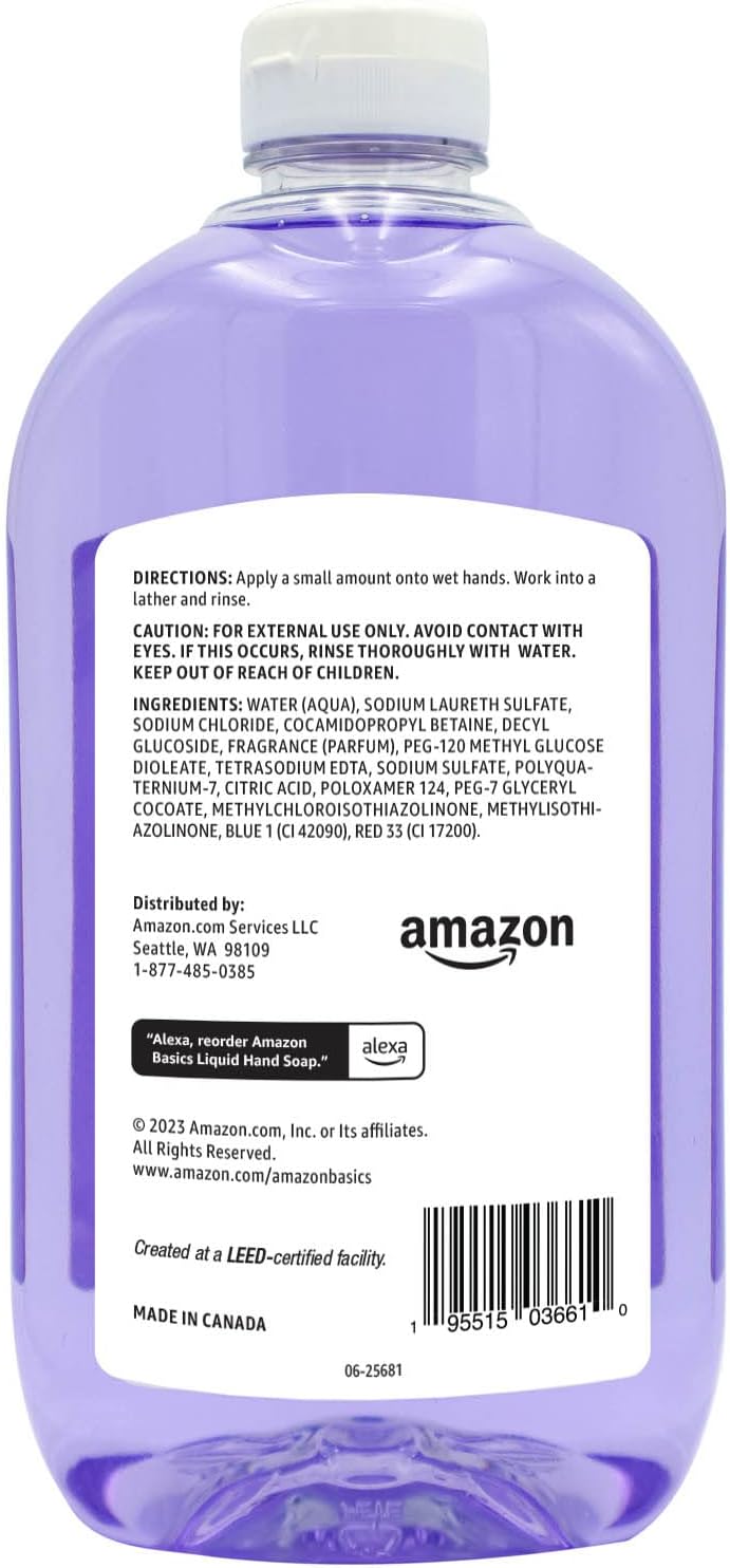 Two pack Amazon Basics Original Fresh hand soap
