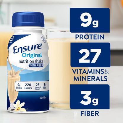 Ensure nutrition shake with protein and vitamins