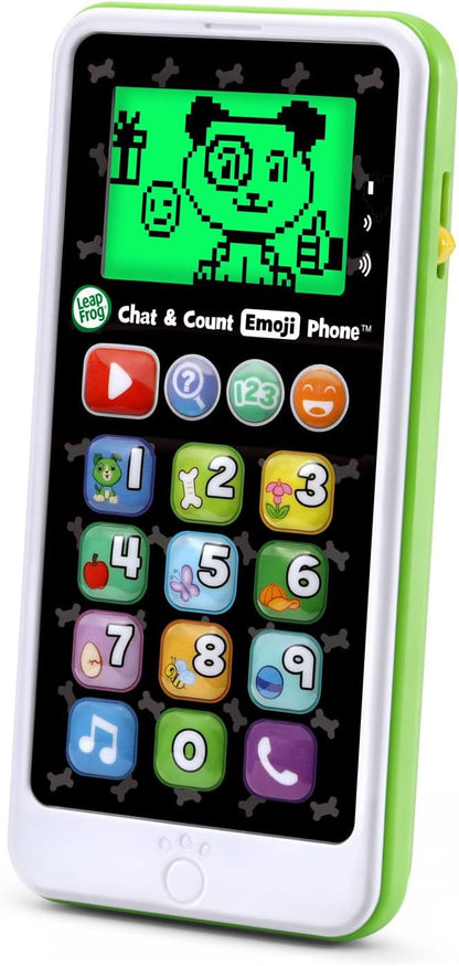 Purple LeapFrog learning phone for counting play