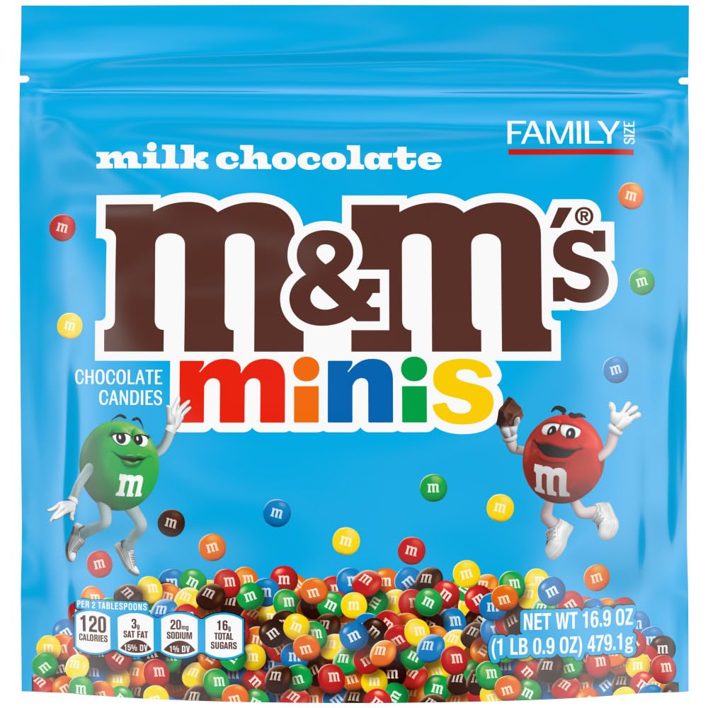 16.9 oz M&M's Minis milk chocolate candy assortment