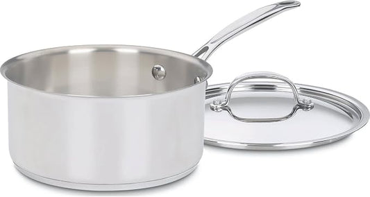 Cuisinart 3-quart stainless steel saucepan with cover